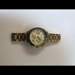 Michael Kors gold and diamond watch